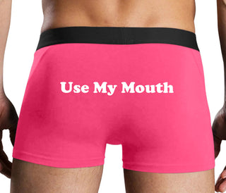 Use My Mouth - Pink Boxer Brief
