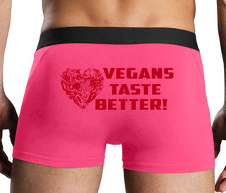 Vegans Tastes Better - Pink Boxer Brief