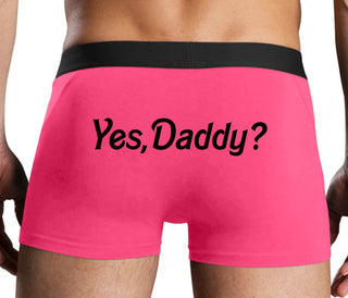 Yes Daddy ? - Pink Boxer Brief