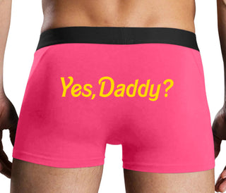 Yes Daddy ? - Pink Boxer Brief
