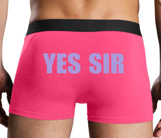 Yes Sir - Pink Boxer Brief