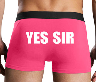 Yes Sir - Pink Boxer Brief