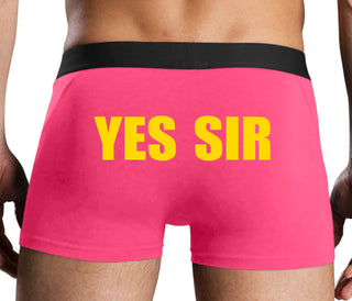 Yes Sir - Pink Boxer Brief