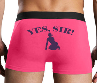 Yes Sir - Submissive Man - Pink Boxer Brief