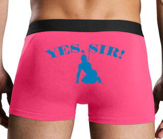 Yes Sir - Submissive Man - Pink Boxer Brief