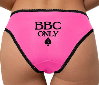BBC Only - Queen Of Spades Bikini - Pink with Black Lace