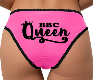 BBC Queen Bikini - Pink with Black Lace