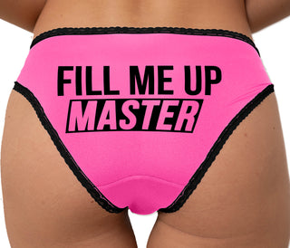 Fill Me Up Master Bikini - Pink with Black Lace