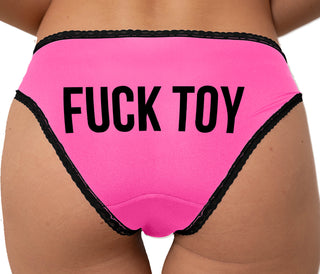 Fuck Toy Bikini - Pink with Black Lace