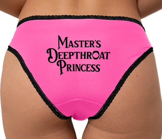 Master's Deepthroat Princess Bikini - Pink with Black Lace