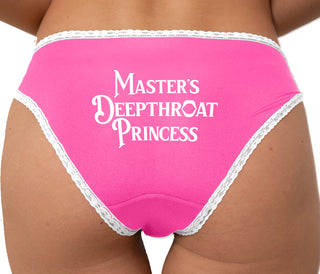 Master's Deepthroat Princess Bikini - Pink with White Lace