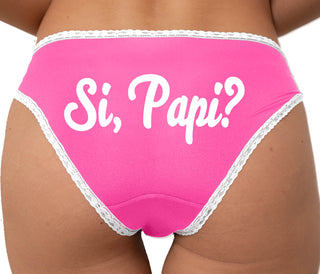 Si Pappi - Yes Daddy Bikini - Pink with White Lace