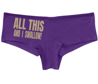 All This And I Swallow - Purple Boy Short
