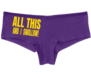 All This And I Swallow - Purple Boy Short