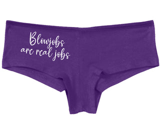 Blow Jobs Are Real Jobs - Purple Boy Short