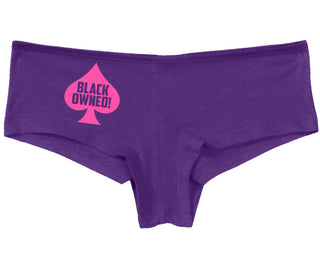 Black Owned - Queen of Spades - Purple Boy Short