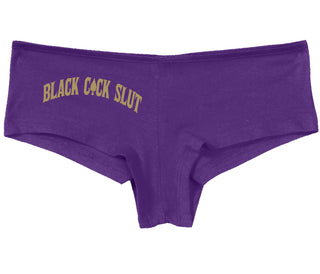 Black Cock Slut - Queen of Spades - Purple Boy Short