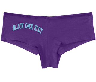 Black Cock Slut - Queen of Spades - Purple Boy Short