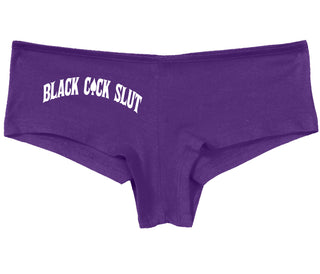 Black Cock Slut - Queen of Spades - Purple Boy Short
