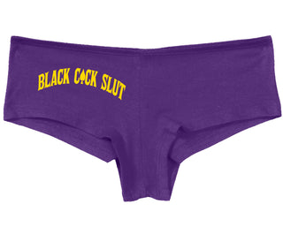 Black Cock Slut - Queen of Spades - Purple Boy Short