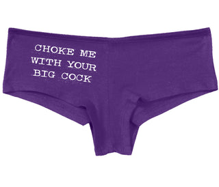Choke Me With Your Big Cock - Purple Boy Short