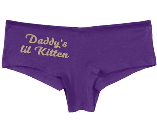 Daddys Little Kitten - Purple Boy Short