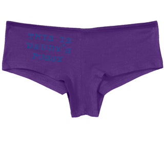 This is Daddy's Pussy - Purple Boy Short