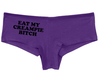 Eat My Creampie Bitch - Purple Boy Short