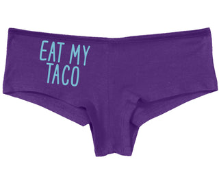 Eat My Taco - Taco Tuesday - Purple Boy Short