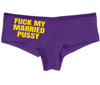 Fuck My Married Pussy - Purple Boy Short