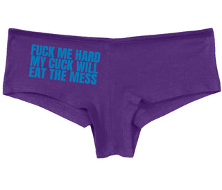 Fuck Me Hard Cuck Will Eat The Mess - Purple Boy Short