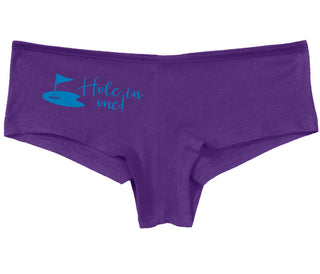 Hole In One - Funny Golf - Purple Boy Short