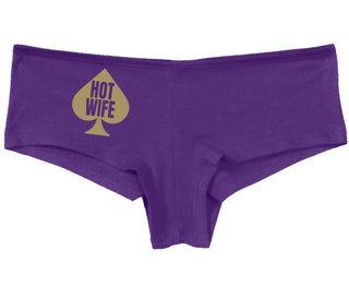 Hot Wife Spade Symbol - Purple Boy Short