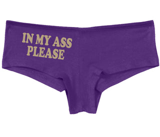 In My Ass Please - Purple Boy Short
