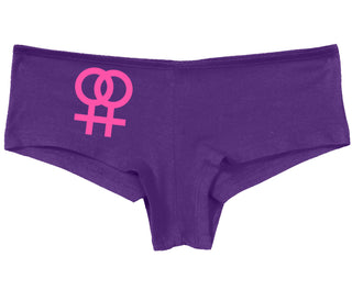 Lesbian Sign - Purple Boy Short