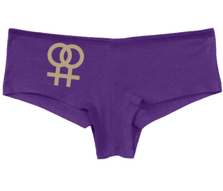 Lesbian Sign - Purple Boy Short
