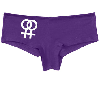 Lesbian Sign - Purple Boy Short