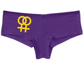 Lesbian Sign - Purple Boy Short