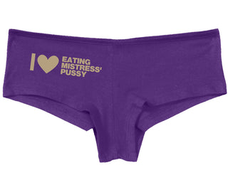 I Love Eating Mistress's Pussy - Purple Boy Short