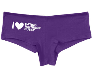 I Love Eating Mistress's Pussy - Purple Boy Short