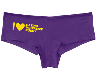 I Love Eating Mistress's Pussy - Purple Boy Short