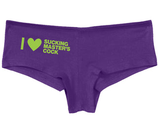 I Love Sucking Master's Cock - Purple Boy Short
