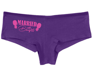 Married With Benefits - Purple Boy Short