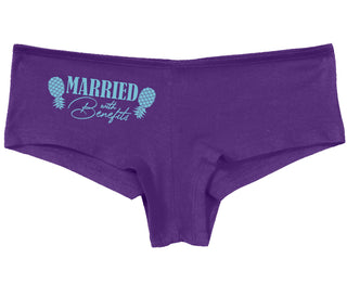 Married With Benefits - Purple Boy Short