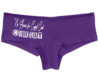 No Caged Cuck Cock - Bulls Only - Purple Boy Short