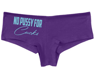 No Pussy For Cucks - Purple Boy Short