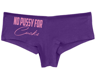 No Pussy For Cucks - Purple Boy Short