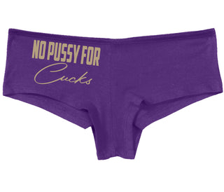 No Pussy For Cucks - Purple Boy Short
