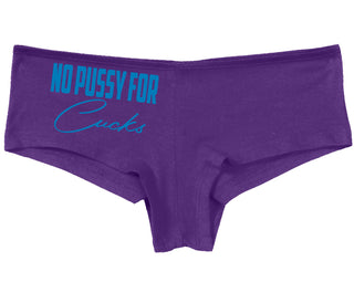 No Pussy For Cucks - Purple Boy Short