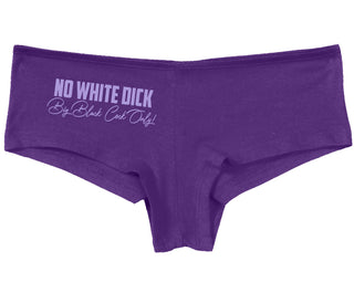 No White Dick - Big Black Cock Only - Purple Boy Short